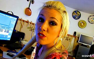 Sexy blonde inked Teen Milky watch his own Anal Porn review
