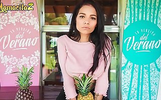 MAMACITAZ - Que Delicia!!! This Sweet Teen Latina Barely Can Handle Logan Salamanca's Cock - Mila Garcia