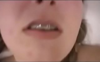 Hot teen with braces fucks anal plus gets creampie LIVE on Sluttygirlscams.com