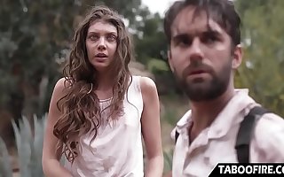 Young teen forced to be hung up on old stranger be advisable for food in post apocalyptic world