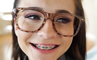 Undersized Teen With Braces Fucked To Orgasm By Friend‘s Brother